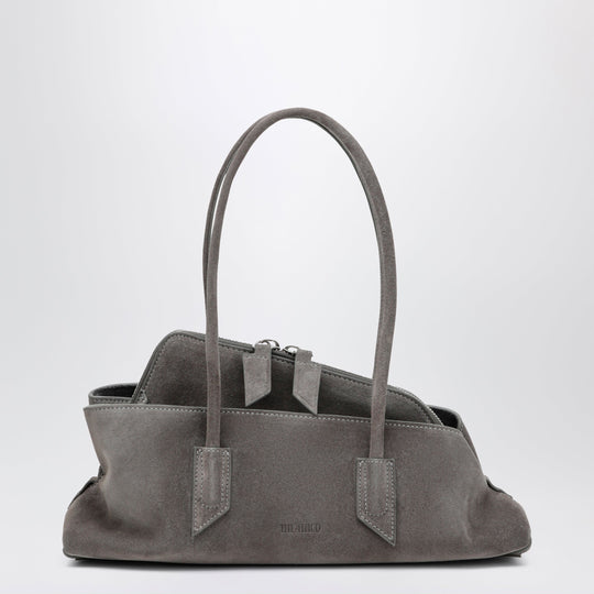 La Passeggiata Small Bag In Grey Suede