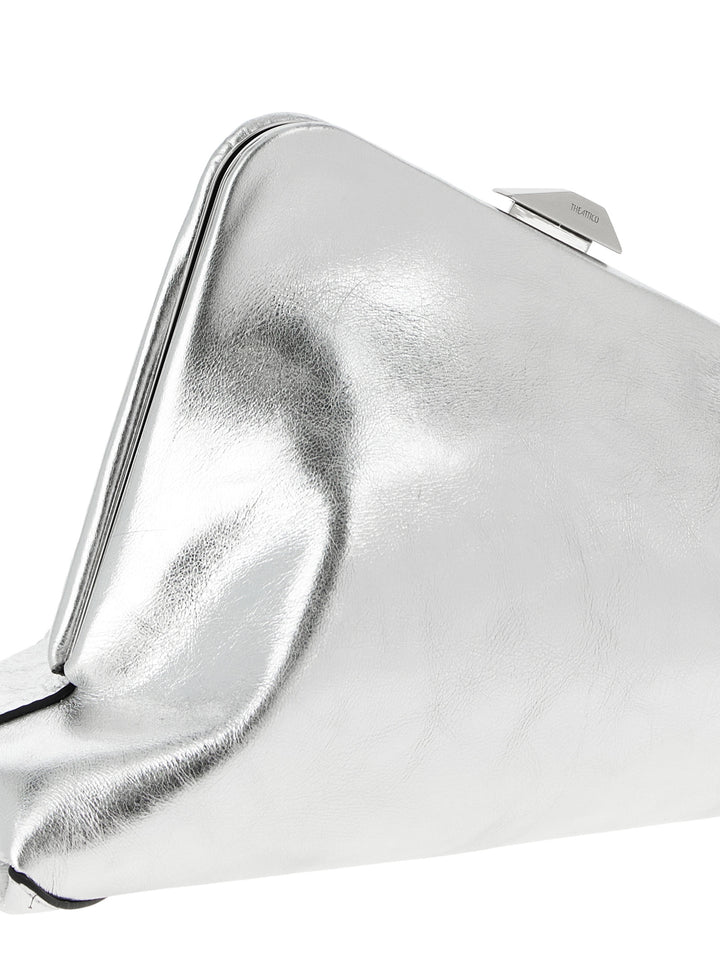 The Attico Day Off Small Clutch - Silver | 8d367a34fe7afb318699b51a9a148fc65b7a2b7a