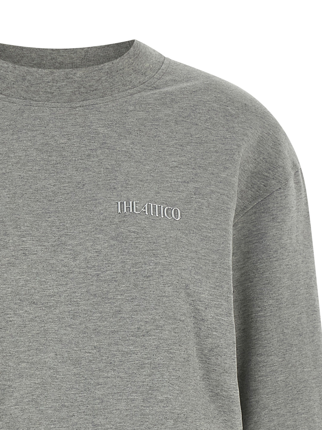 The Attico Draped Mini Dress Dresses - Gray | 33ab602239315e17f2cea1202f5c1af63d689d60