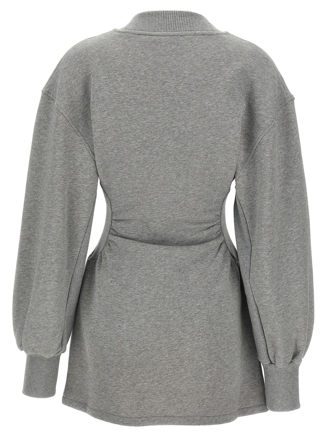 The Attico Sweatshirt Dress Dresses - Gray | 64508343b388f2b2e2375db7cb706e3d3c179c18