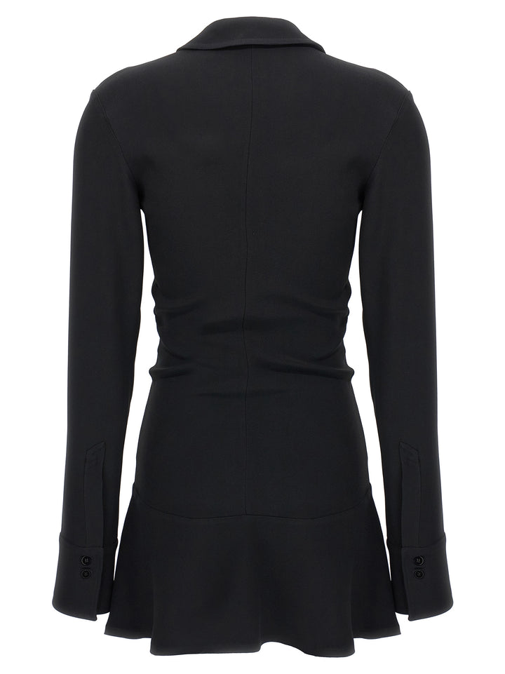 The Attico Mini Polo Dress Dresses - Black | f4ff06686ac89ee5dadb3bfa55030c2d1d4d1bb1