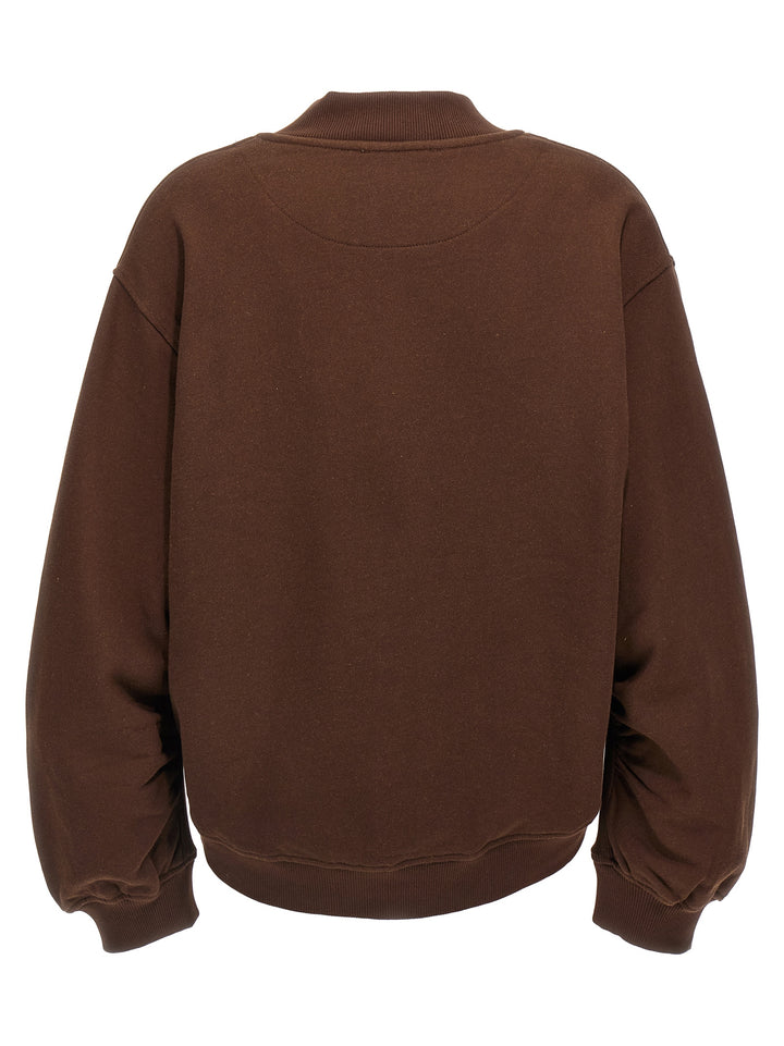 The Attico 3d Logo Sweatshirt - Brown | a9e3e1a08ab13f5ec0ebbadee8f4f5e8948eb0e8