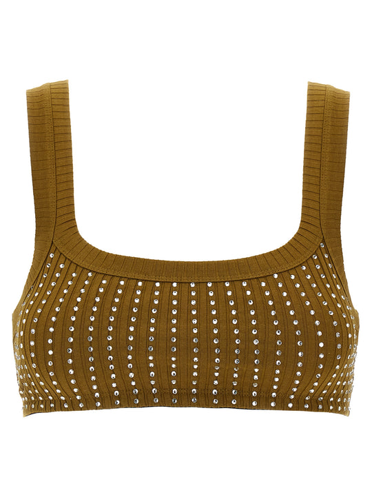 Crystal Top Tops Green