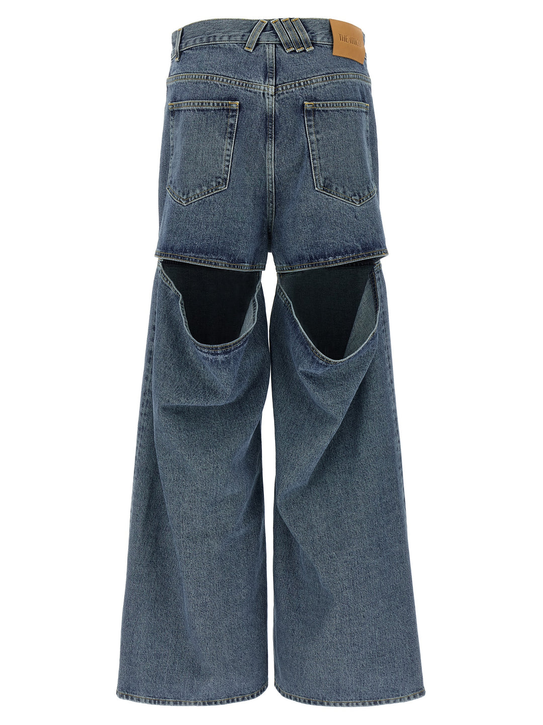 The Attico Cut-Out Jeans - Light Blue | 4f6581161e86f9f3536a97306a356c66d3314a0b