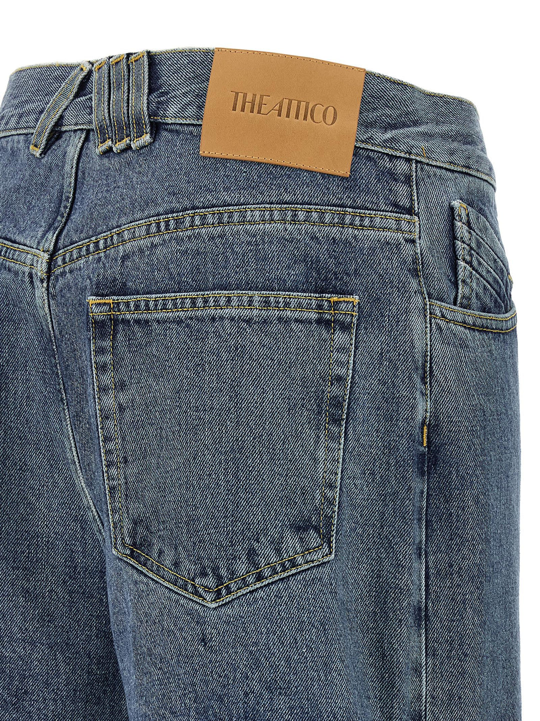 The Attico Cut-Out Jeans - Light Blue | 8fa7430c50a20f8090bbb082a114a7486fdf6d2e