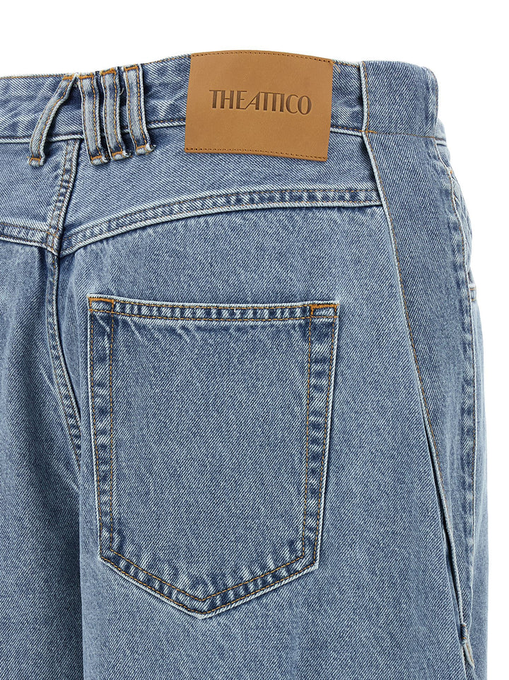 The Attico Tape Jeans - Light Blue | 17e2691ea3d19eb97b1855937e3a62d572d032eb