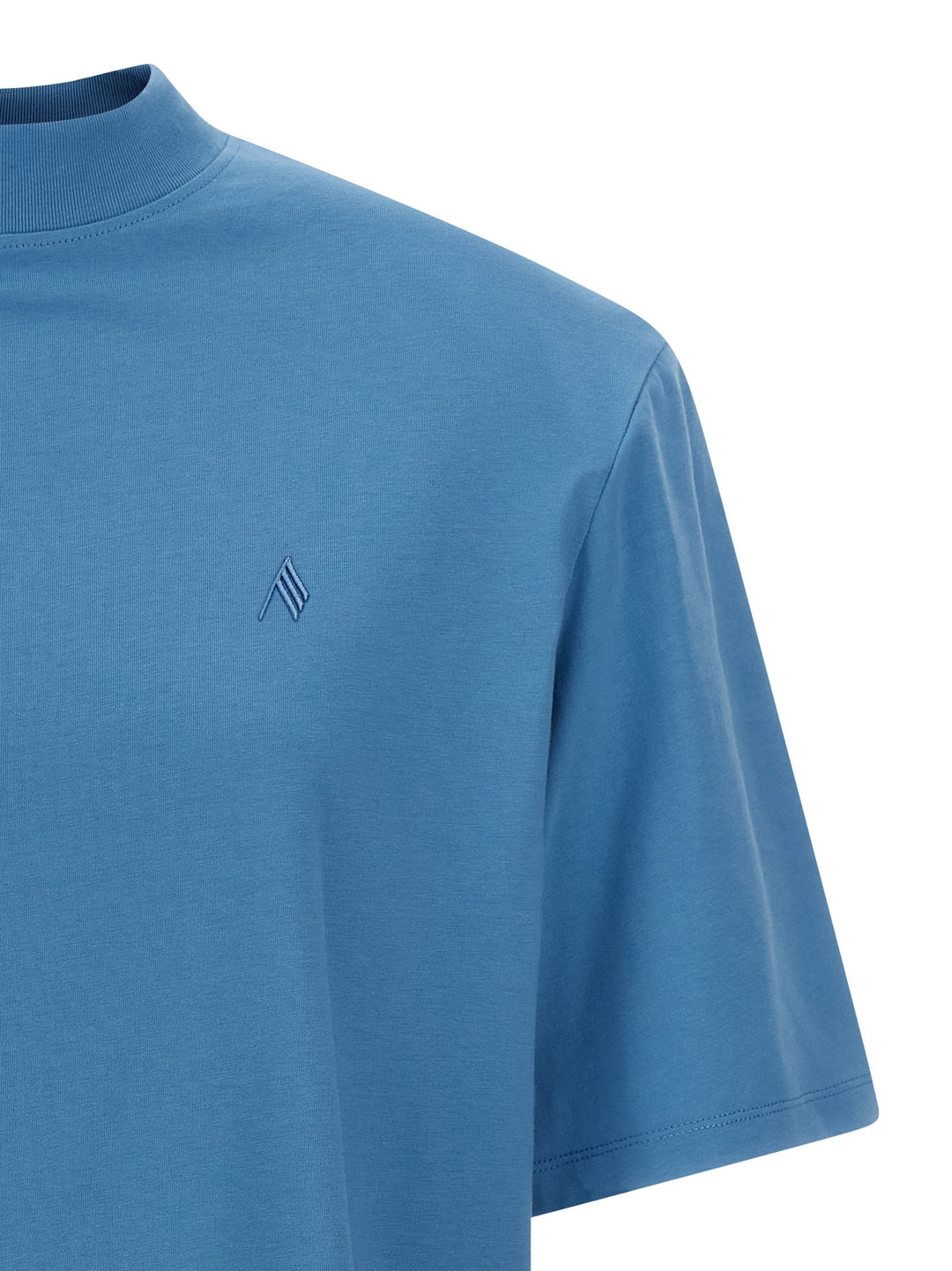 The Attico Maxi Shoulder Strap T-shirt - Light Blue | 2d5f64488305f68422f38a6c72221347f669abe4