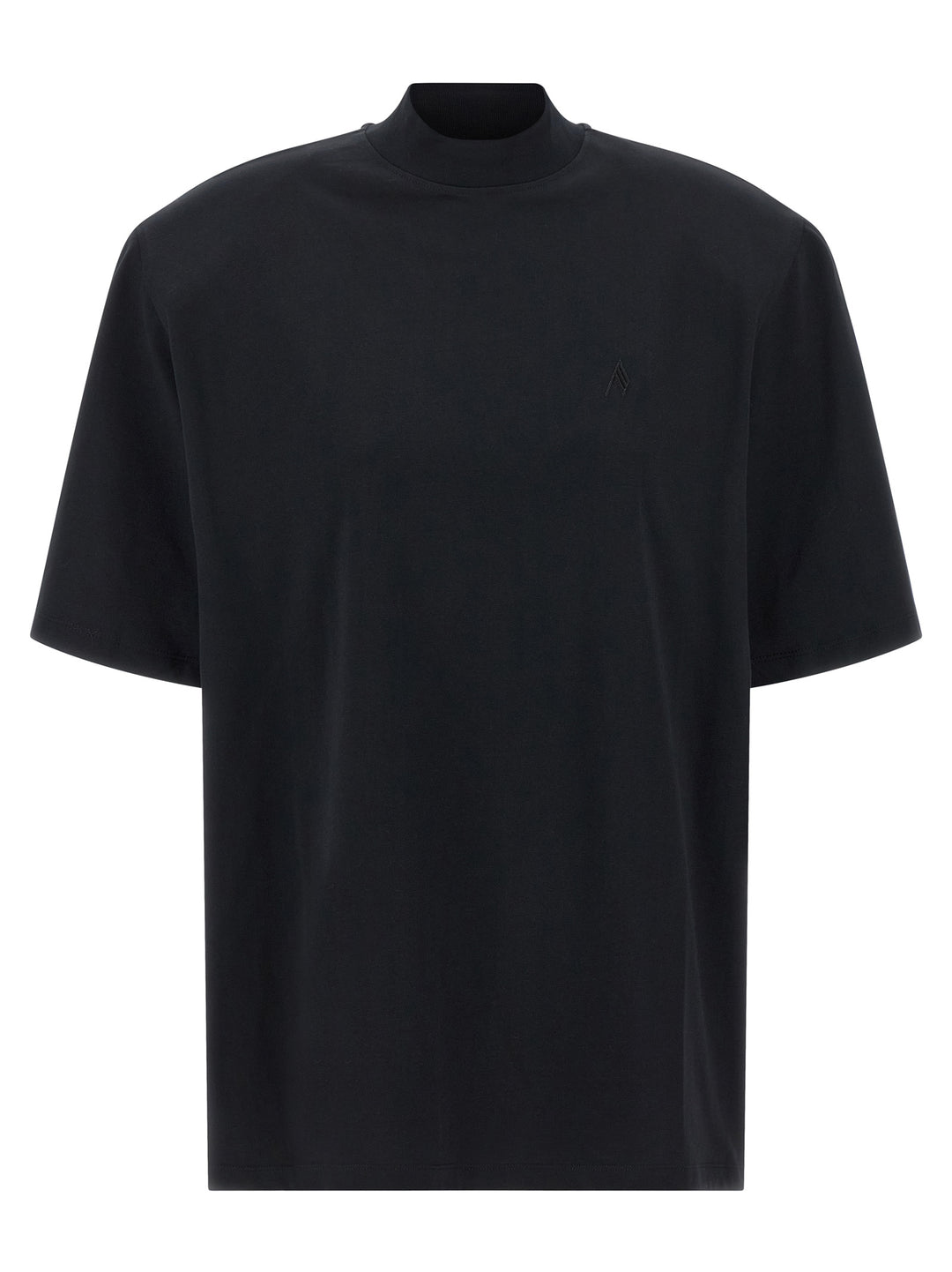 The Attico Maxi Shoulder Strap T-shirt - Black | ef6147a45c2c563eff088e8dc4da8439c6b3bc83