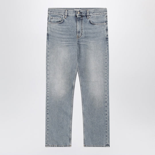 Washed-Effect Jeans In Organic Denim