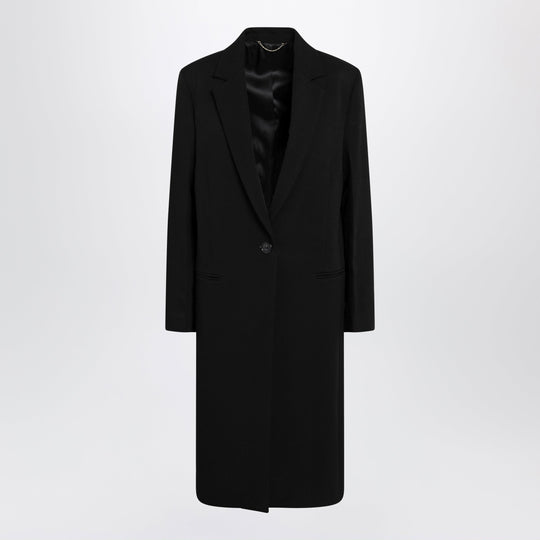 Garderob Oversized Wool Coat In Black