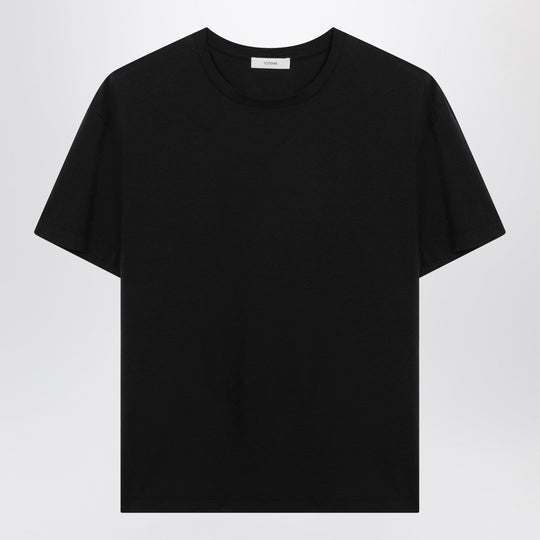 Black Organic Cotton-Blend T-Shirt