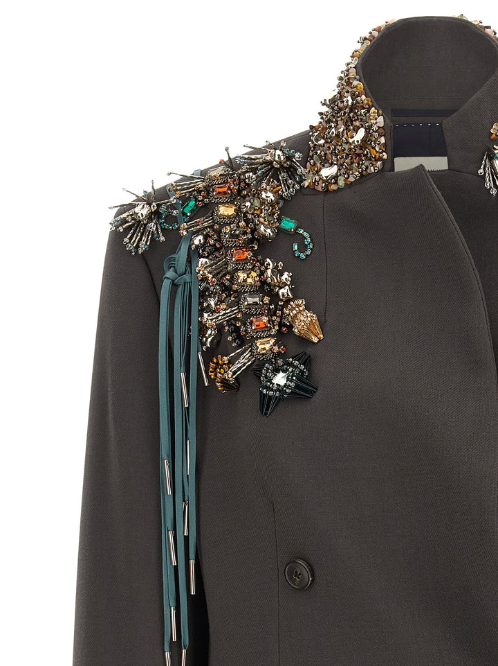 Dries Van Noten  Bafya BlazerS - Gray | 0ee4c3dde5f94a724a2c357a213bb7600c20f25e