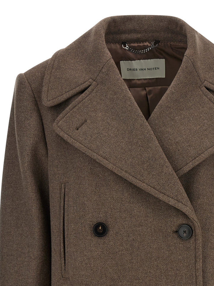 Dries Van Noten  Vafel Coats and Trench Coats - Brown | ff64f79cbbbdef1fad418ae80b210f8c9072ddc9