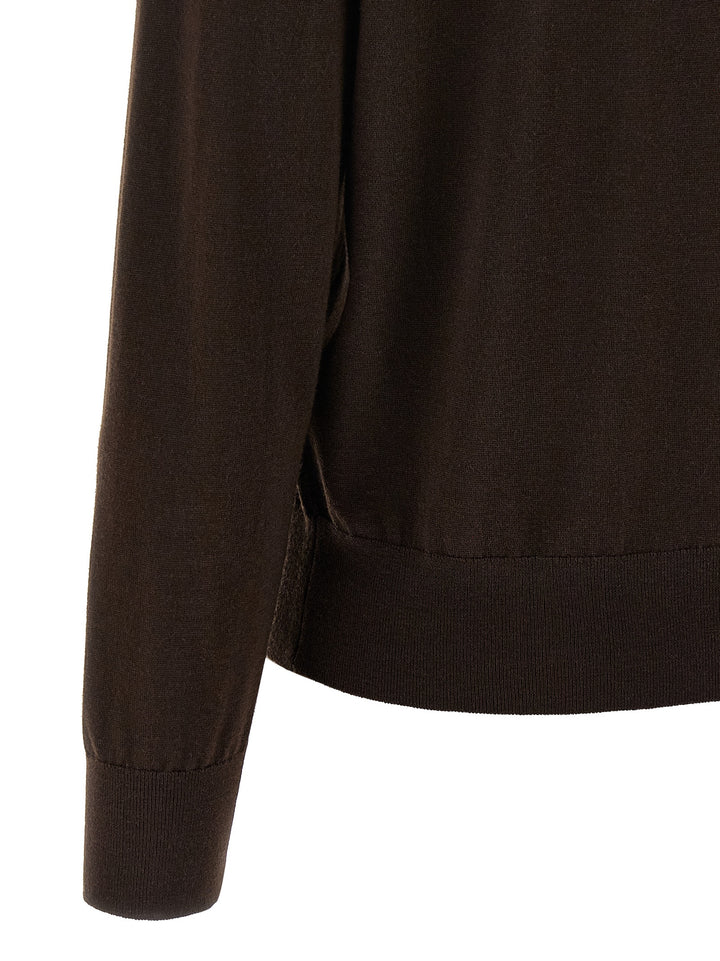 Dries Van Noten  Tuno Polo - Brown | 13724adf7e9757ff2500910ae0834103c5b7bff5