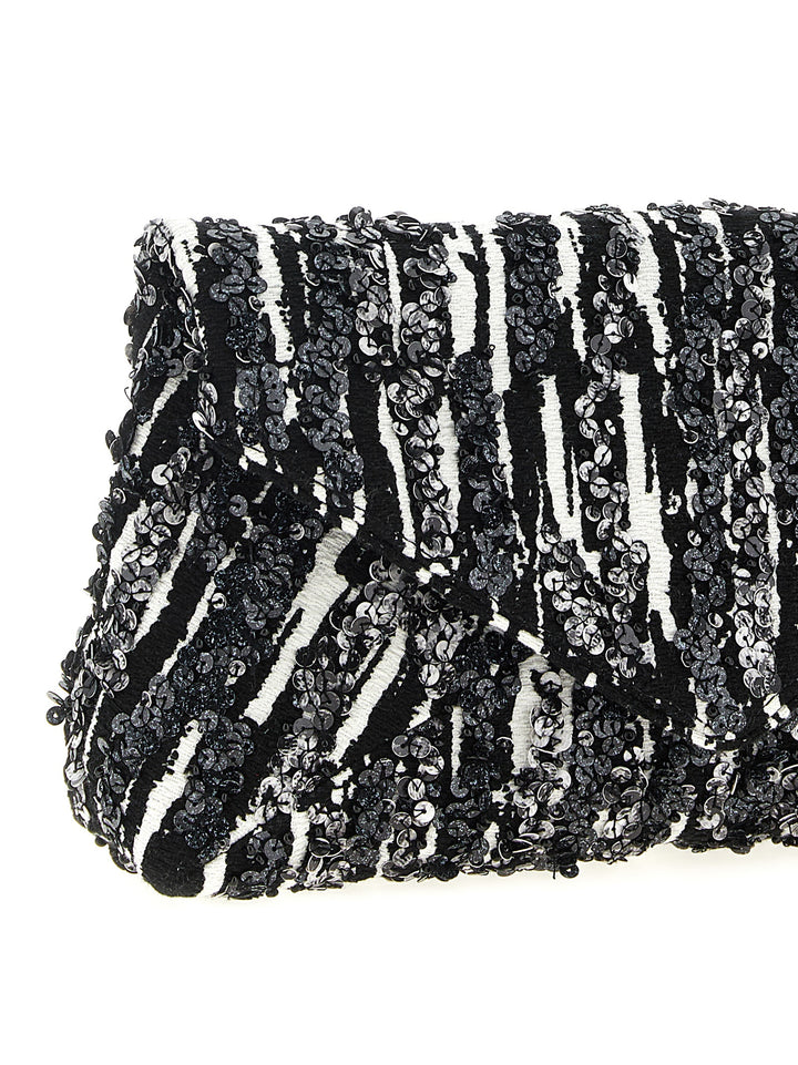 Dries Van Noten  W.L. Clutch - White/Black | 02dc47ace953eb4358c7d83ef6385c3faff12deb
