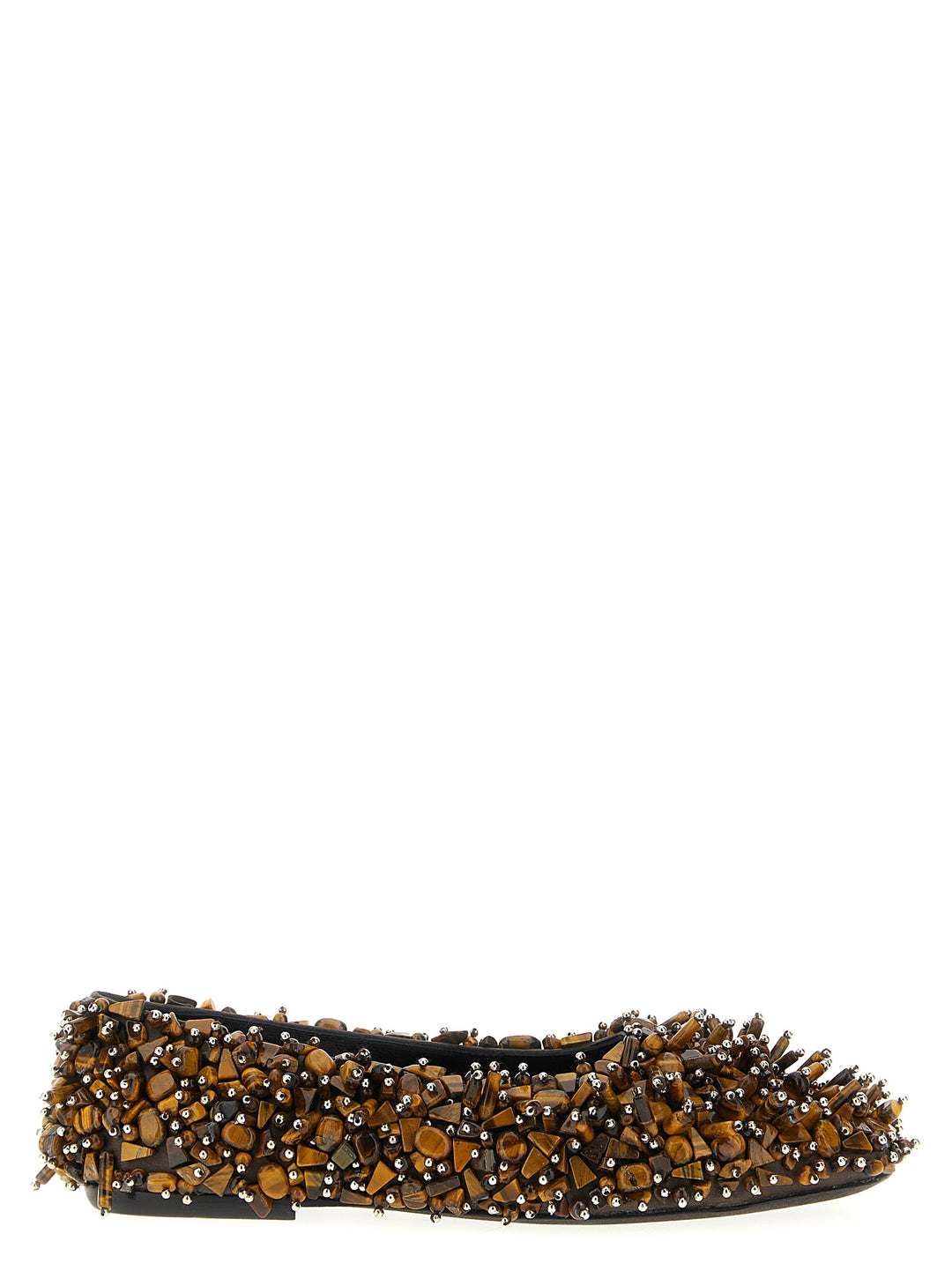 Dries Van Noten  Beaded Ballet Flats Flat shoes - Brown | 62be9b3952cb07f4ddcf425467f9de28c9590e00
