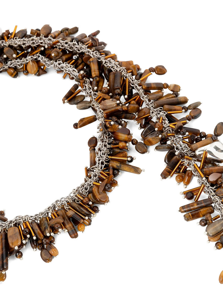 Dries Van Noten  Embroidered Scarf Jewelry - Brown | aa3a79efde36ee155b53e33d6207eefbc5a68c89