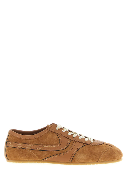 Suede Sneakers Brown