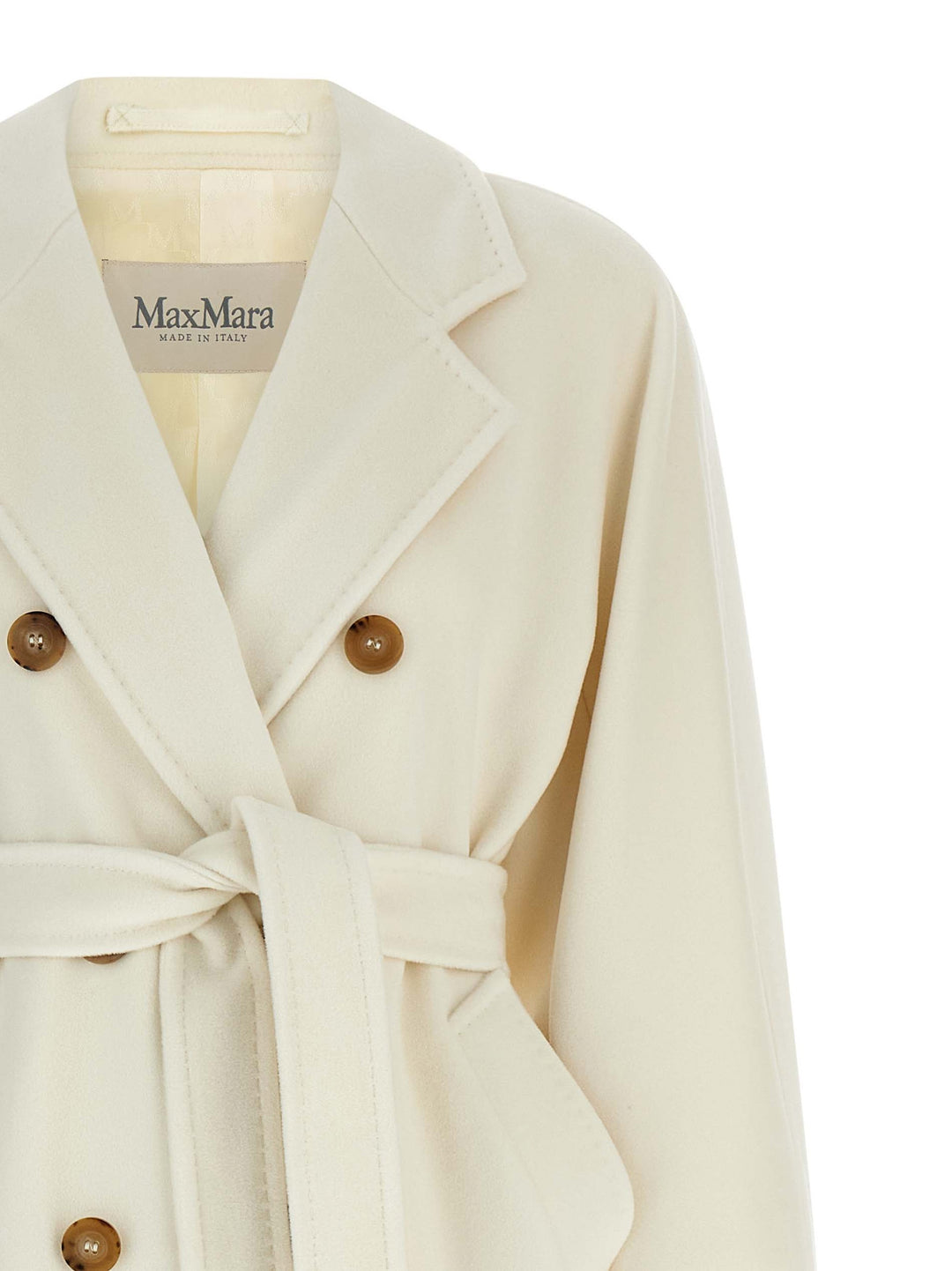 Max Mara Madame - 101801 Icon Coat Coats and Trench Coats - White | cc280a3a4cc26758c6a896a9c62ea1fbf459a1c5