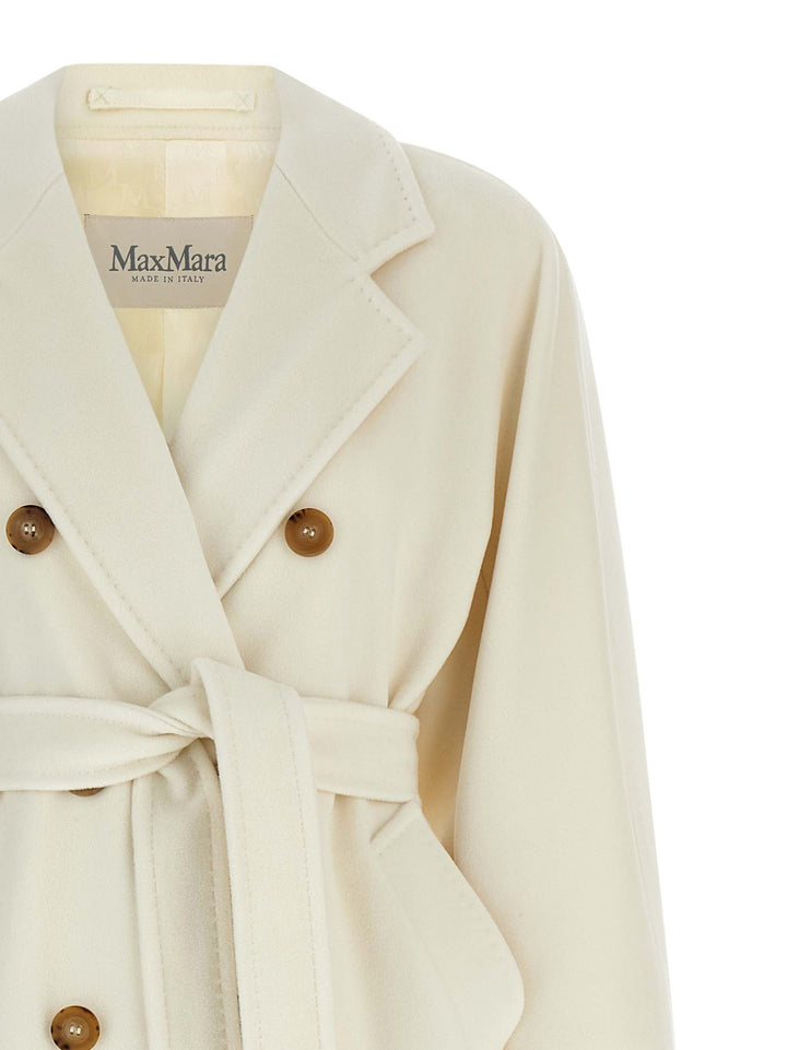 Max Mara Madame - 101801 Icon Coat Coats and Trench Coats - White | cc280a3a4cc26758c6a896a9c62ea1fbf459a1c5
