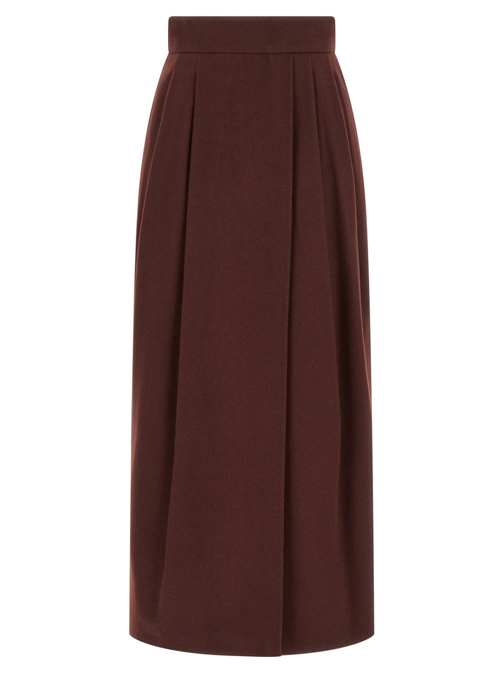 Max Mara Zattera Skirts - Bordeaux | 9aa21c2c5f1301802a2d846d74ade3008c5892e2