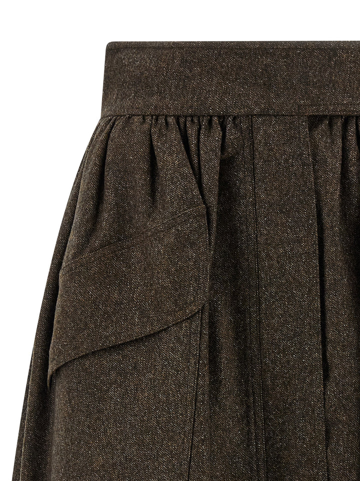 Max Mara Bernini 1234 Skirts - Brown | 2f89017e8035d17976a8c7d8b07b2b224aec096f