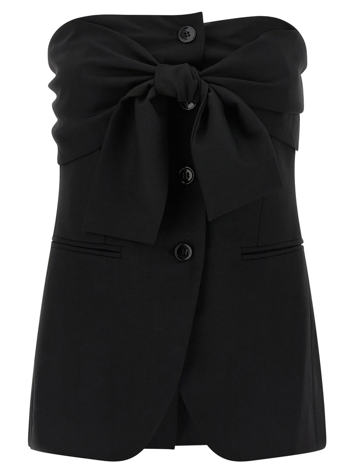 Max Mara Veruska Tops - Black | a3737c41a86b04a90be57e4bcb15bd3ce68a5a7e