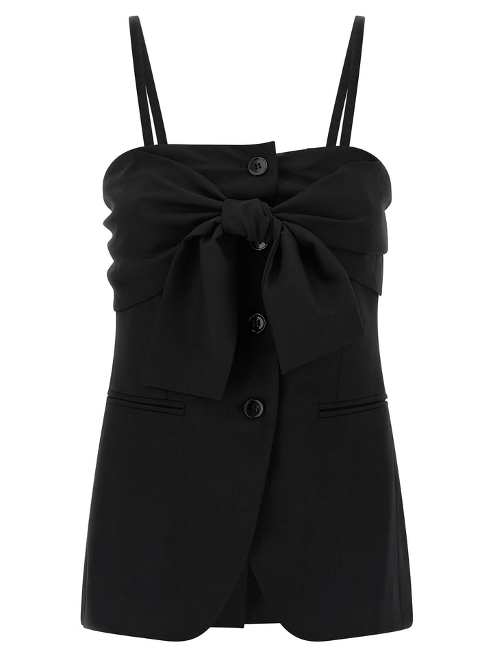 Max Mara Veruska Tops - Black | ee34df6bf17ca85b942b120f7a76a558df167187