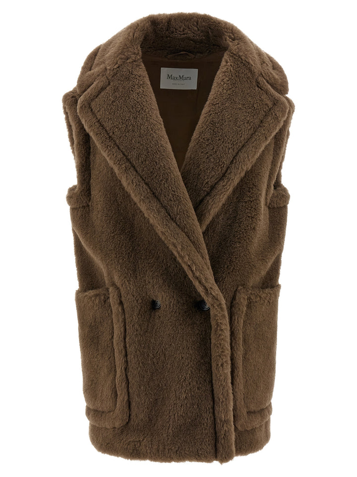 Max Mara Bormida1234 Gilet - Brown | 7a07308f7397100e992db7579aeb8db4cbf57d5c