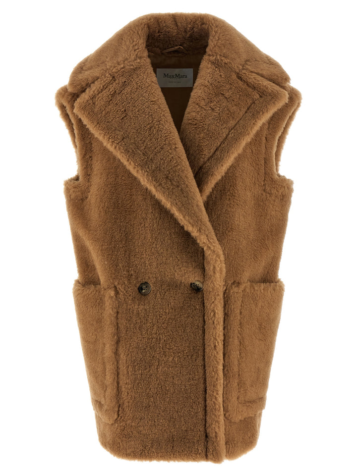 Max Mara Breda1234 Gilet - Beige | df95b7c122d3fc8f867b96618f2a7b96db9af45d