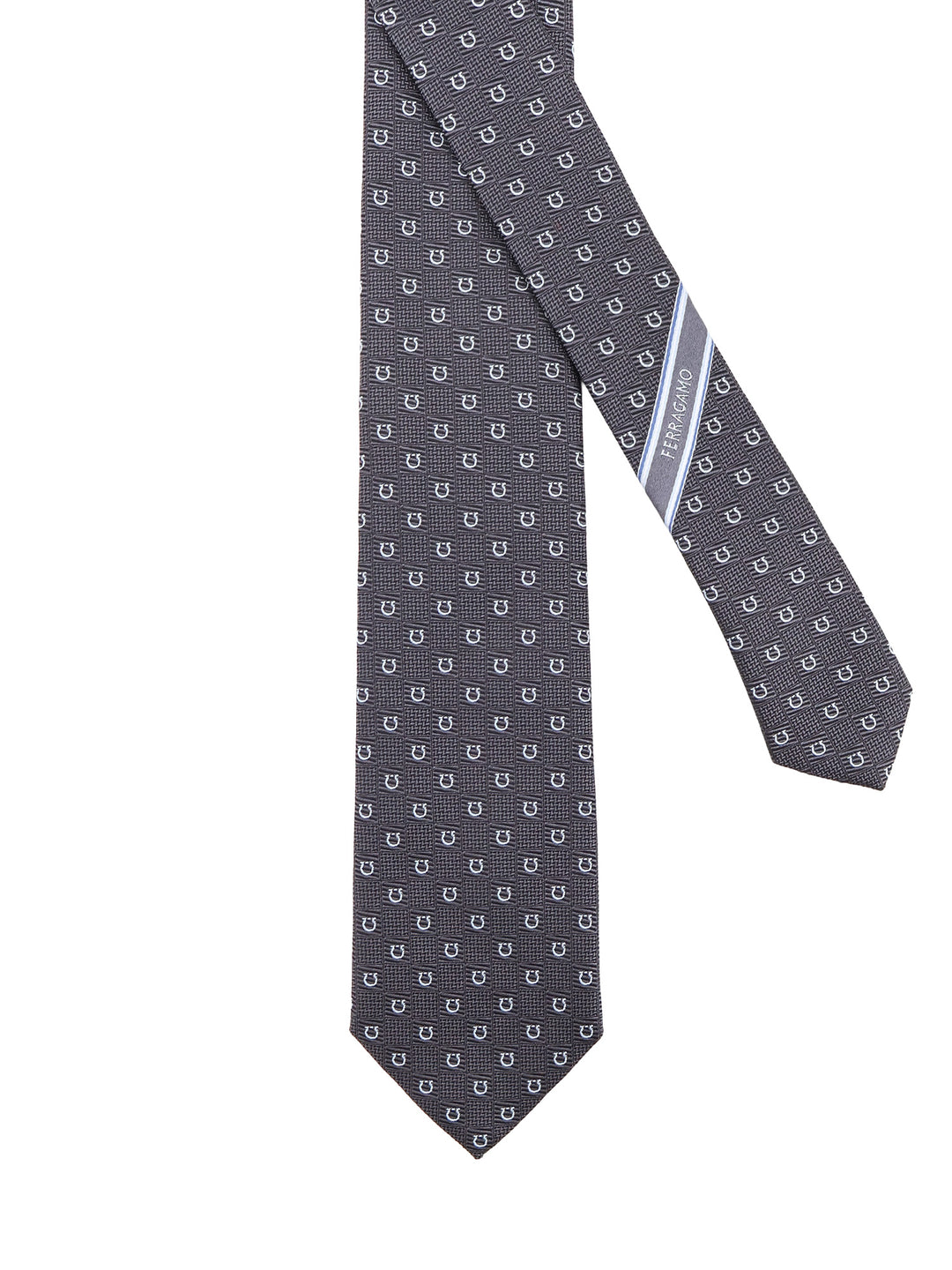 Ferragamo Ties - Gray and metallic | d6e80d0a66687bce6547bf939202bb407e131e4f