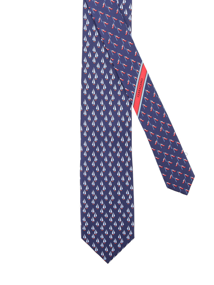 Ferragamo Ties - NAVY | 3528785e010af7a5c57c0ab84af793b6596b0d88