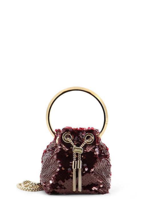 Micro Bonbon Crossbody Bag With All-Over Sequins