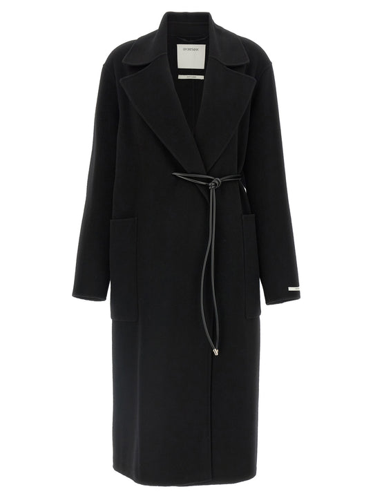 Abate Coats And Trench Coats Black
