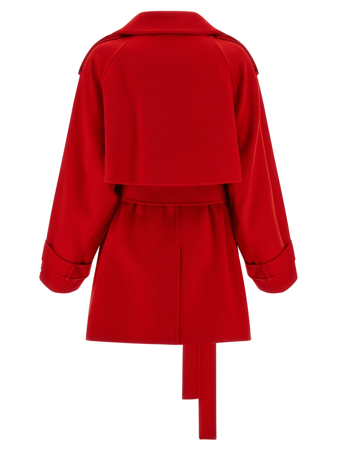Sportmax Bouquet1234 Coats and Trench Coats - Red | a7345604a1a01645b0bf8898202ff8583022b389