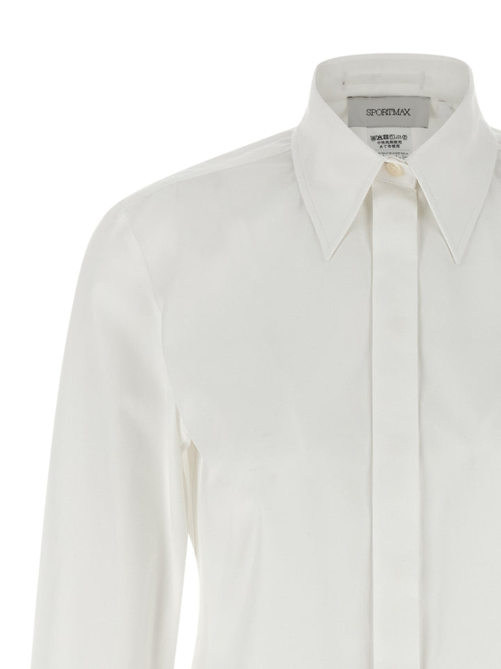 Sportmax Oste Shirt and Blouse - White | c338bed53197c12e6e3a052c80722d2be50fbe0b