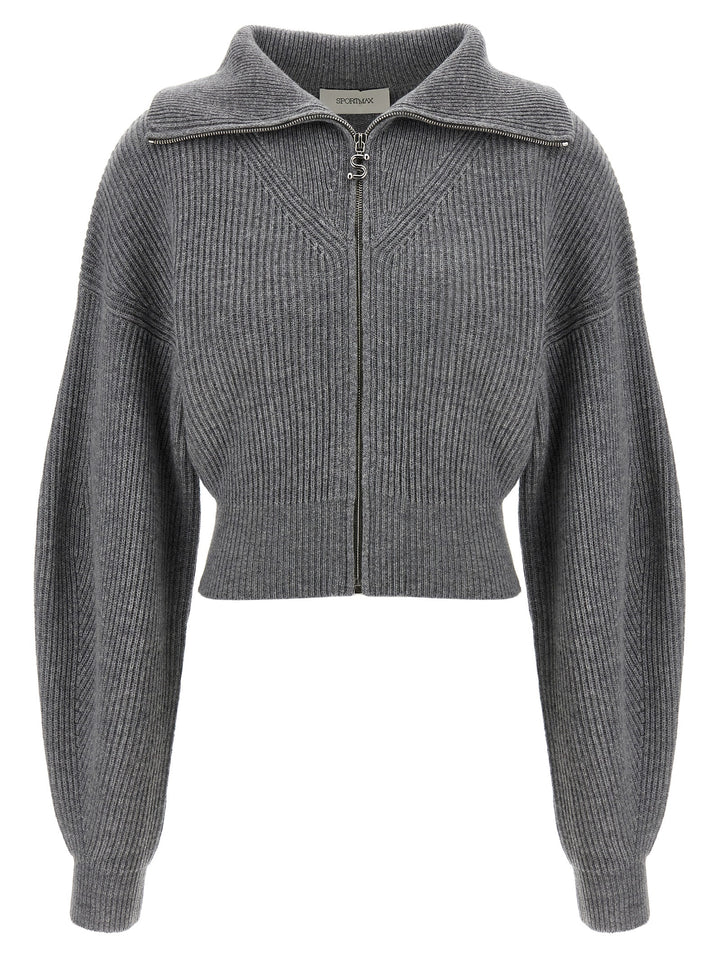Sportmax Calypso Sweaters and Cardigans - Gray | 57caf40e59bd8207f7c3eb1a50a3988acb7386da