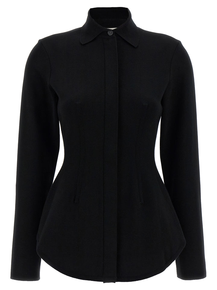Sportmax Baffo1234 Shirt and Blouse - Black | aa77926234c18e0f311b39b324c816e029b8b92f