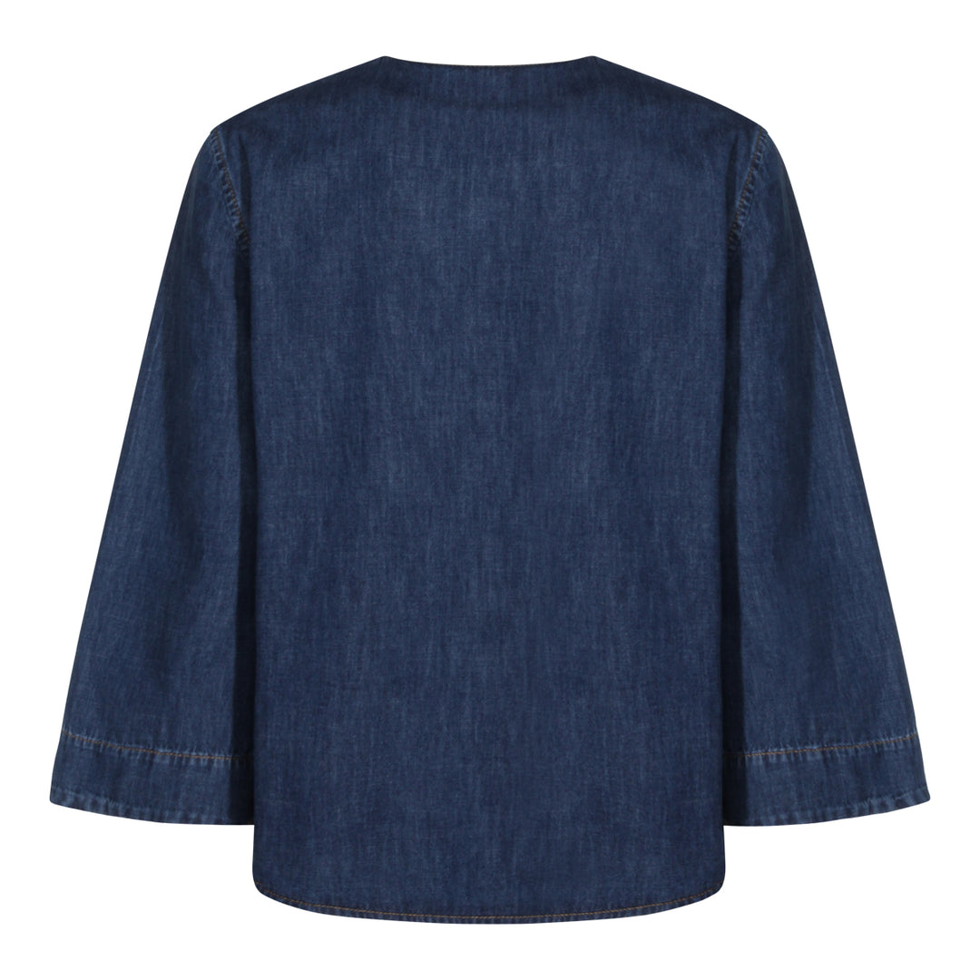 Valentino Top - MEDIUM BLUE | 781300e0376f81f7643a4e803f1e689dfd1c9e3c