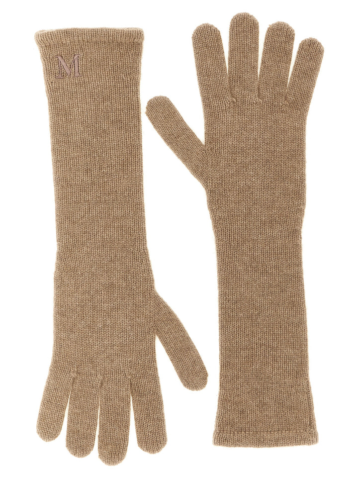 Max Mara Mmjock Gloves - Beige | 6d303fd34b3a975ac76e4f1eb62c2d890c1fb394