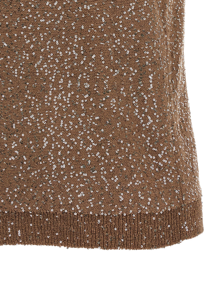Weekend Max Mara Acaici Tops - Brown | ed937b4be5308be9dae093ec81f2b143fc734d02
