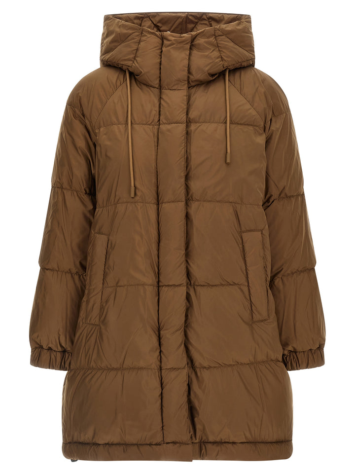 Weekend Max Mara Anfora Puffer Jackets - Brown | 9ccb988a695729ef31137681a9258b836e1cd9be