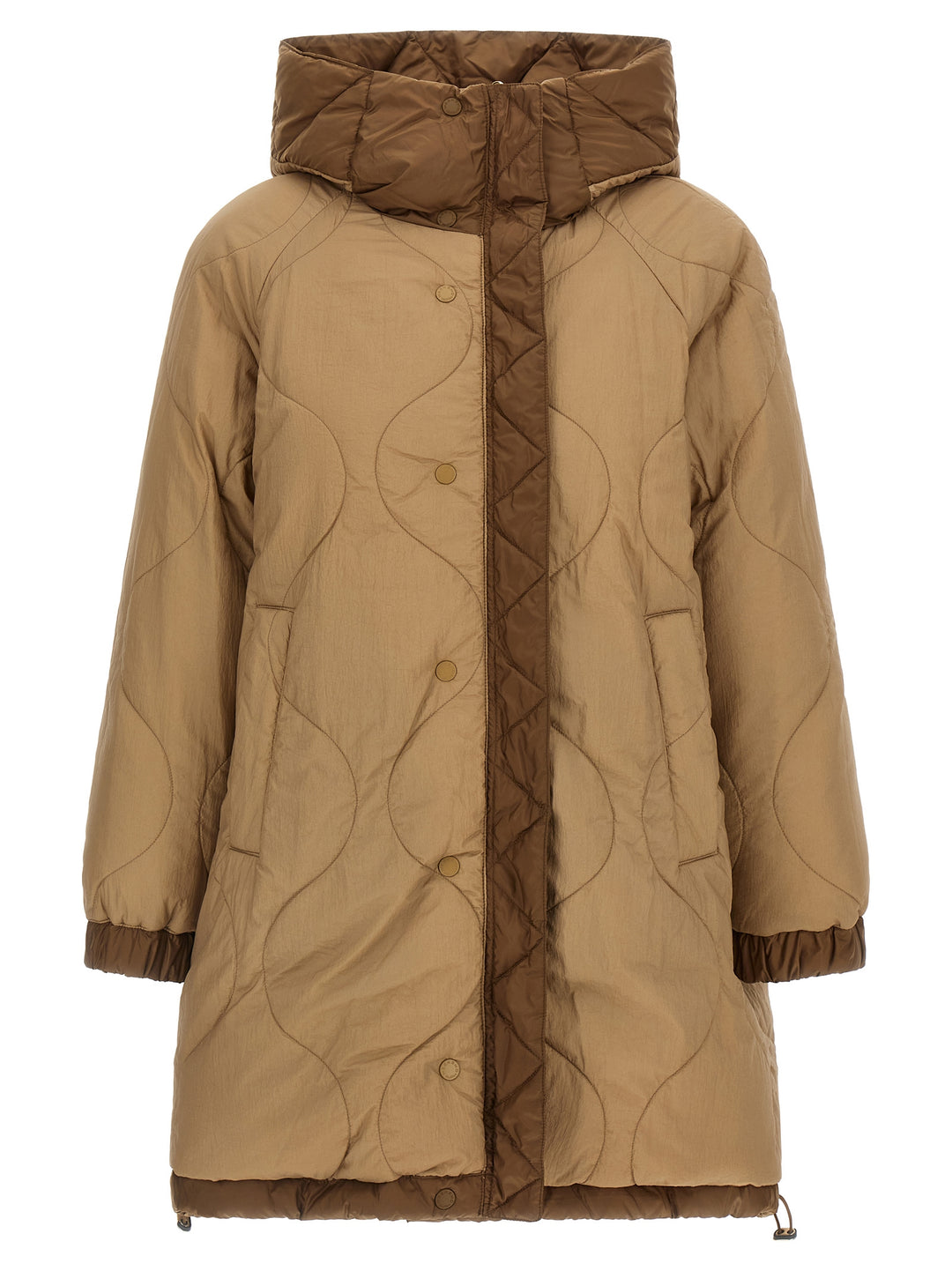 Weekend Max Mara Anfora Puffer Jackets - Brown | e292d13ec7a7000d15269f467b5a4f32400dfc82