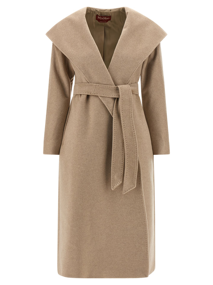 Max Mara Studio Danton Coats and Trench Coats - Beige | 80cbcd4bef7232aae5137d8ddc2ead717c4d8b8c
