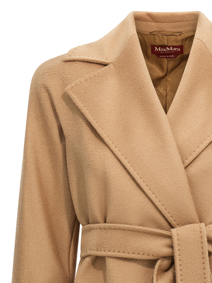 Max Mara Studio Dravenna Coats and Trench Coats - Beige | 13d4925b20b7fdf092d3039cf1af402ce0641efc