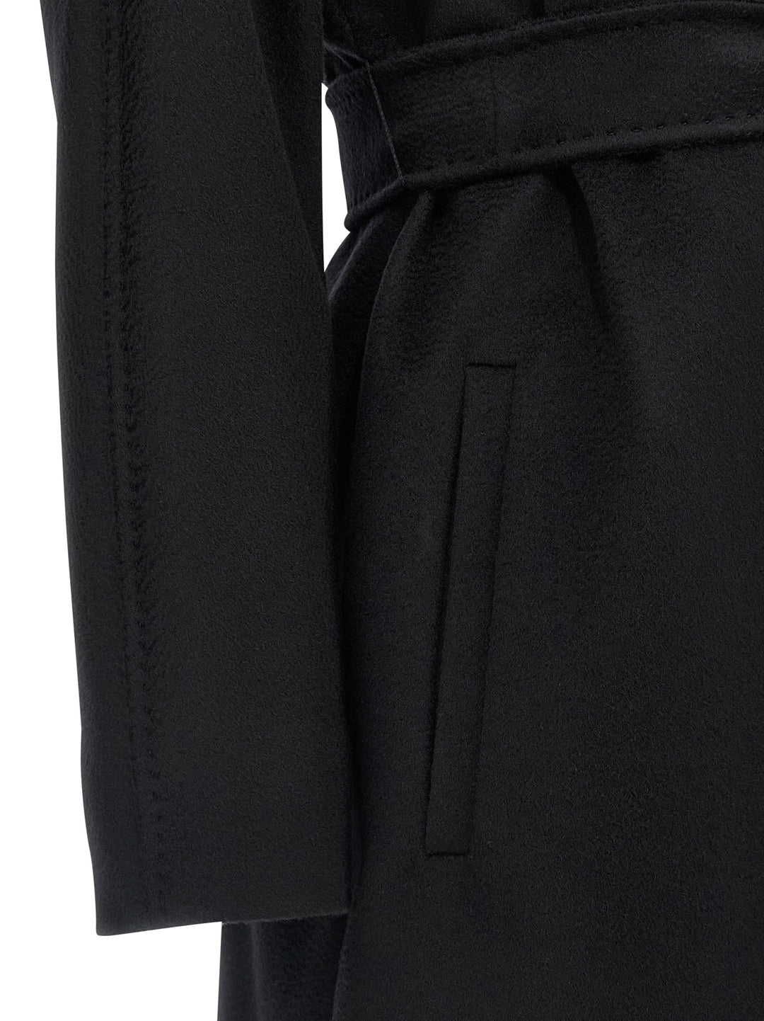 Max Mara Studio Dravenna Coats and Trench Coats - Black | 640db476aa4e86eeb180fff12d810f9e61da2d32