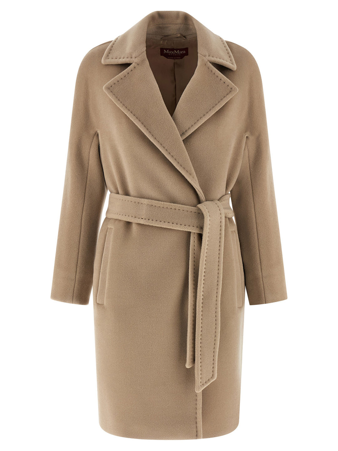 Max Mara Studio Scire Coats and Trench Coats - Beige | e8431cecbd96ae04c4073980c16f71ac1ea8abd9