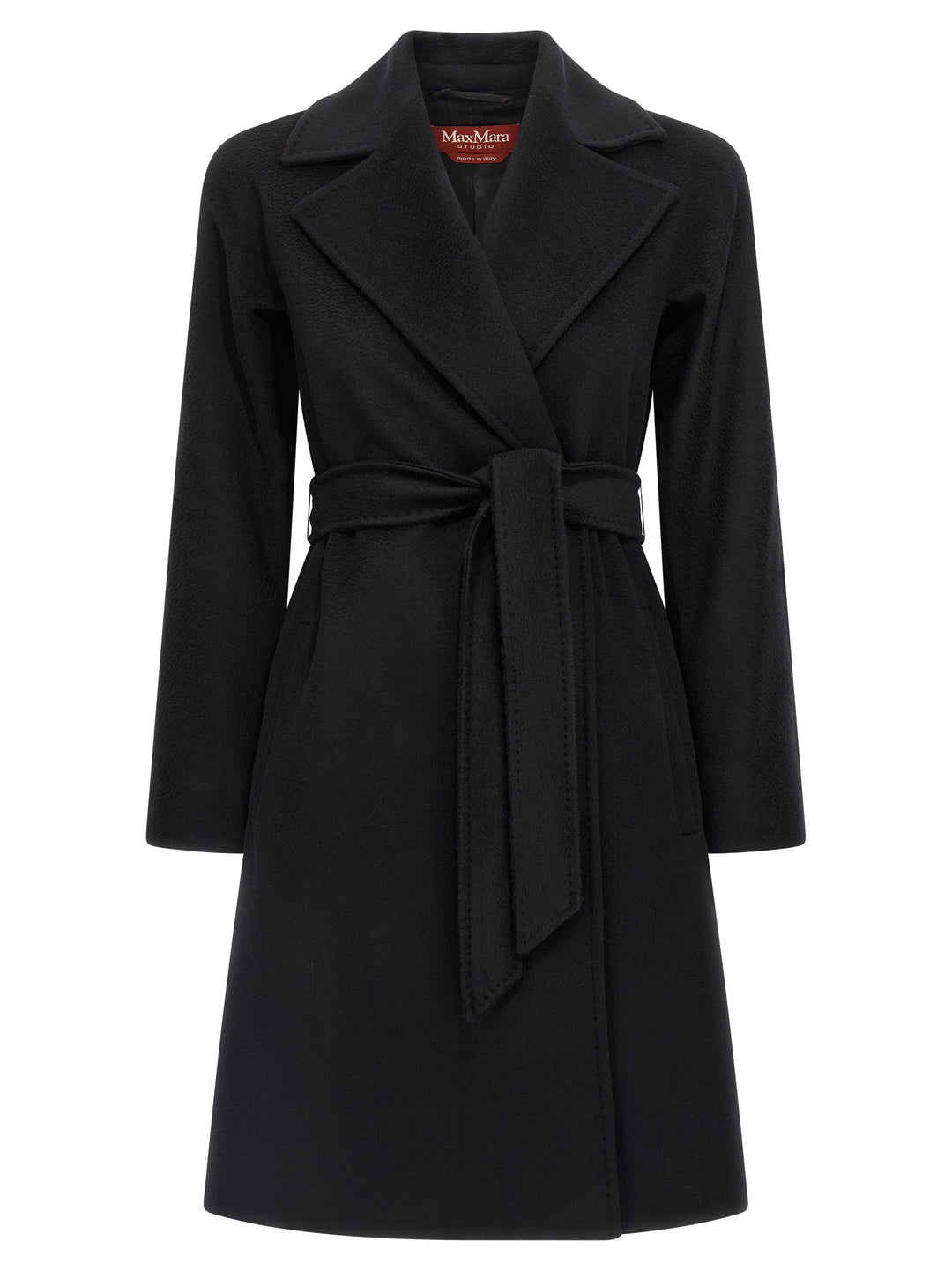 Max Mara Studio Dravenna Coats and Trench Coats - Black | 0567c1e45bda6b0ca61320b4332d79342afb869c