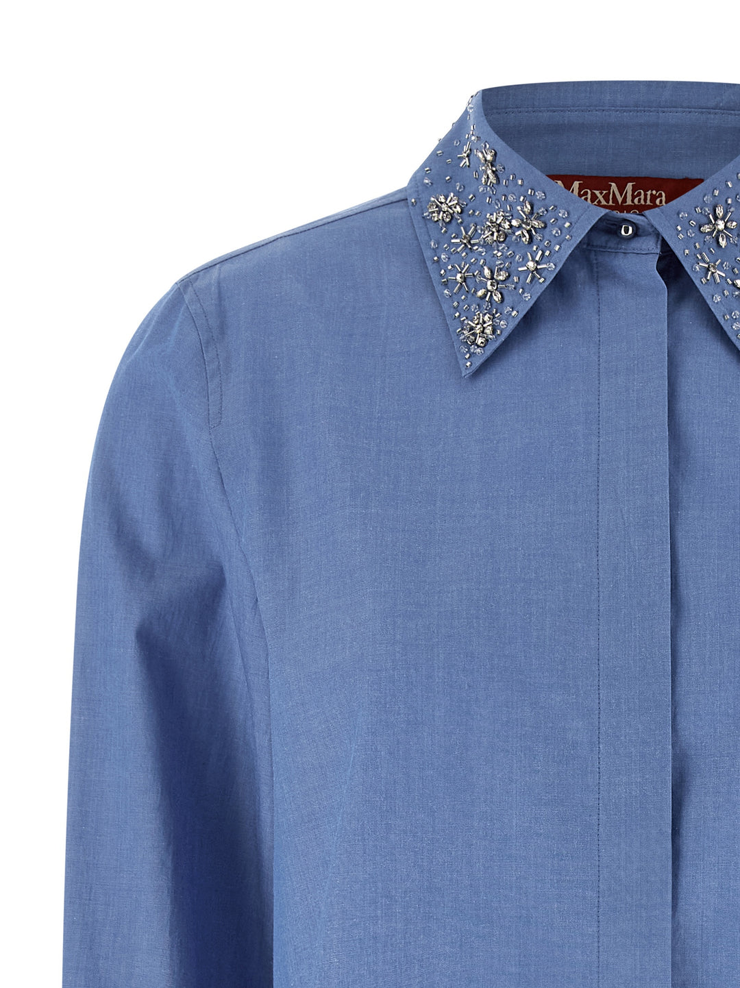 Max Mara Studio Staffa Shirt and Blouse - Light Blue | bb39c63acc7602ce238fec1e801a7c8bc5190bc7
