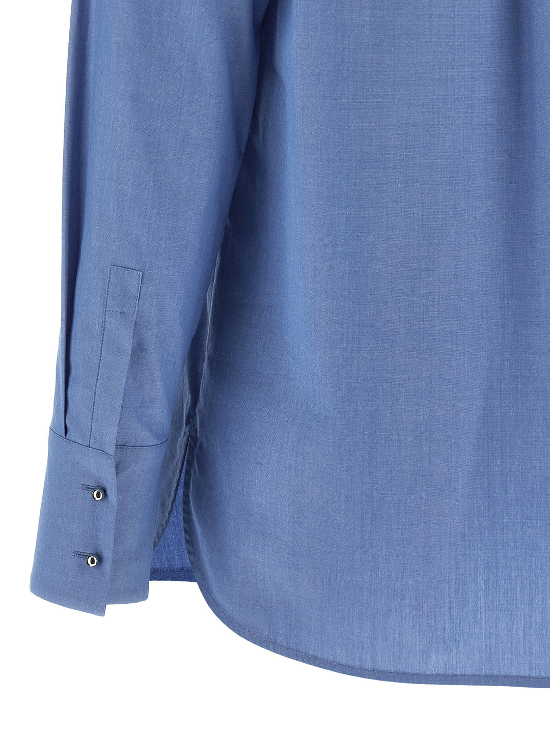Max Mara Studio Staffa Shirt and Blouse - Light Blue | d6ed71f360b0ec95be0cd36ae64f40742a3fcb76